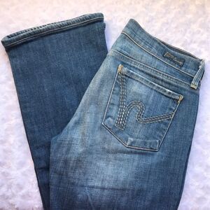 Citizens of Humanity Kelly Stretch #001 Low Waist Bootcut Jeans Medium Wash